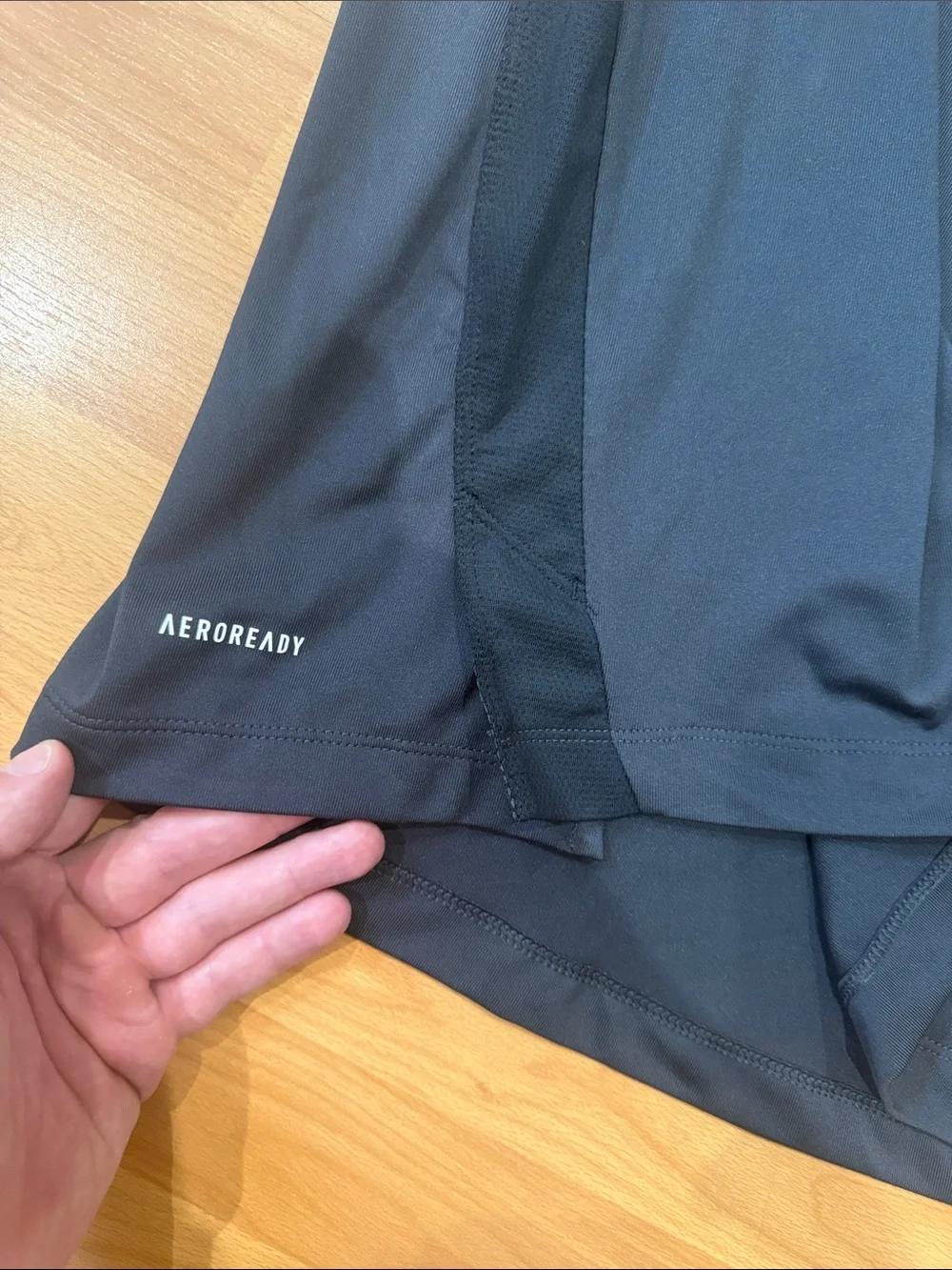 Dark Grey Adidas Training Tee